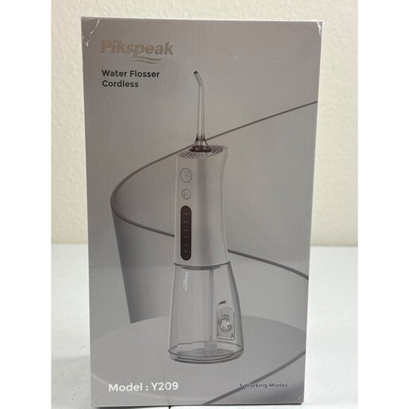 Pikspeak Cordless Water Flosser Y209 - 300mL Tank 5 Modes 360° Nozzle - Picture 3 of 7